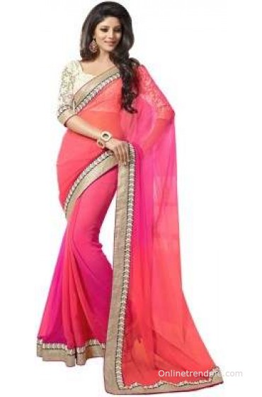 Saree Sarita Embriodered Fashion Chiffon Sari